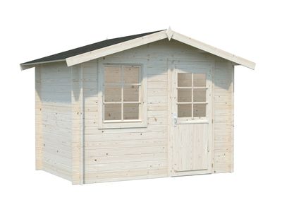 Abri de jardin bois Bois Naturel  Klara 4,7m2 PALMAKO Livraison incluse domicile