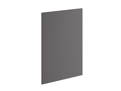 Façade dos pour meuble de cuisine Lotus gris plomb mat 85 x 58 cm OFITRES