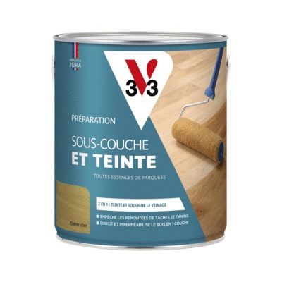 Sous-couche et teinte chêne clair 2.5 l - V33