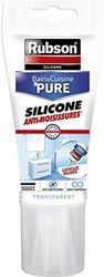 Mastic silicone RUBSON GO transparent salle de bain et cuisine