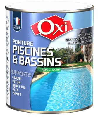 Peinture spéciale piscine et bassin Absolue satin blanc 2.5 l - OXI