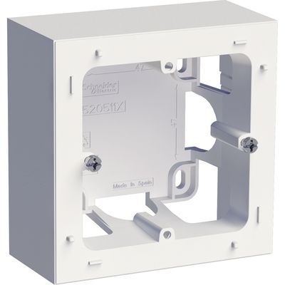 Boîte support pour montage saillie 38mm blanc - Odace Styl SCHNEIDER ELECTRIC