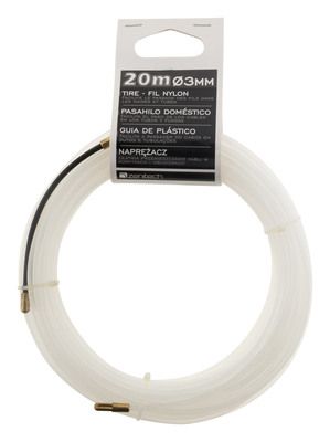 Tire fil nylon 20 m diamètre 3 mm ZENITECH