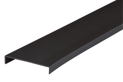 Nez de cloison noir 54x2600 mm