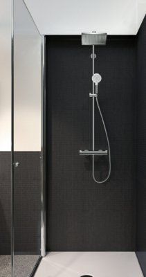 Colonne de douche Showerpipe Crometta E240 avec mitigeur thermostatique chromée HANSGROHE