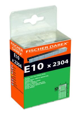 Agrafes E10 10 mm par 2304 FISCHER DAREX