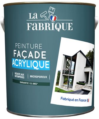 Peinture façade acrylique blanc 2,5 l LA FABRIQUE