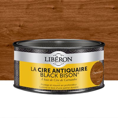 Cire antiquaire en pâte "Black Bison" chêne foncé  500 ml LIBERON