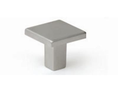 Bouton de meuble carré aluminium 30 mm x 30 mm REI