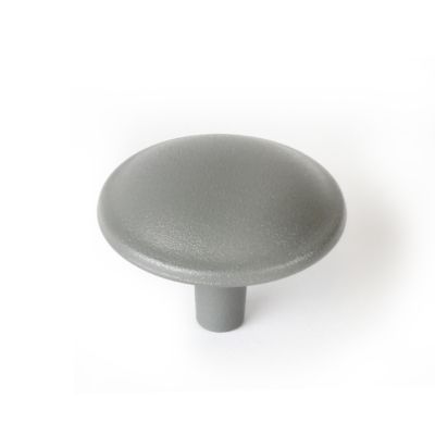 Bouton de meuble rond gris diamètre 32 mm REI