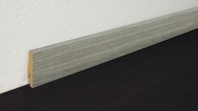 Plinthe sol stratifié décor bois grisé Blackwater 19x70x2400mm AJ TIMBER