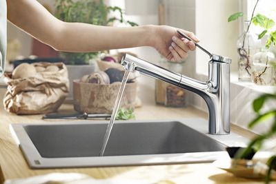 Robinet de cuisine avec douchette Chrome ZESIS 150 - HANSGROHE