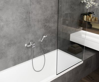 Mitigeur de baignoire Chrome Vernis Blend - HANSGROHE