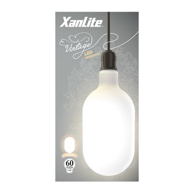 Ampoule Filament LED Gas Bottle Opaque 6.5 W = 806 Lumens XANLITE