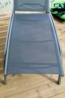 Bain de soleil Kisin en aluminium grey