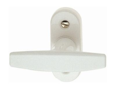 Bouton fenêtre Eva aluminium blanc ALPERTEC