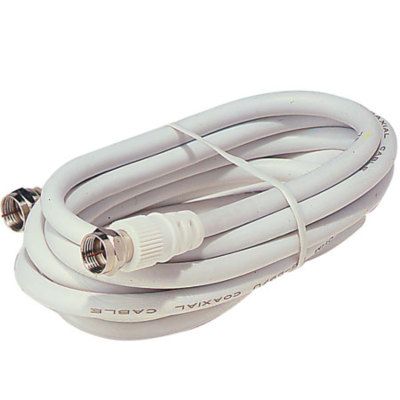 Cordon prolongateur coaxial 2m avec connecteur F SEDEA