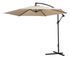 Parasol excentré diamètre 3m taupe