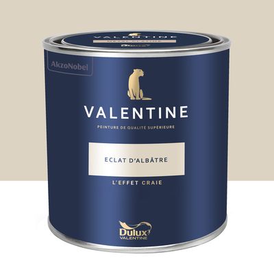 Peinture Valentine Mat Velouté Éclat d'Albâtre 1 L - DULUX VALENTINE