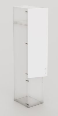 Porte battante Creo blanc 1628 x 498 mm OFITRES