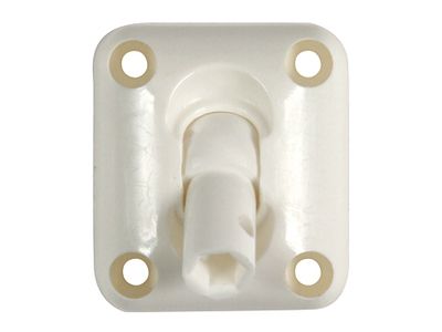 Passe caisson plastique blanc 50 x 45 mm