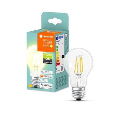 Ampoule LED Bluetooth variable E 27 6 W = 806 lumens blanc chaud - OSRAM