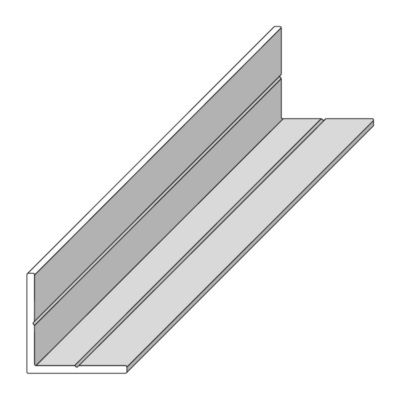 Cornière combitech pvc blanc 15.5 x 1.5 mm longueur 2.5 m ALFER