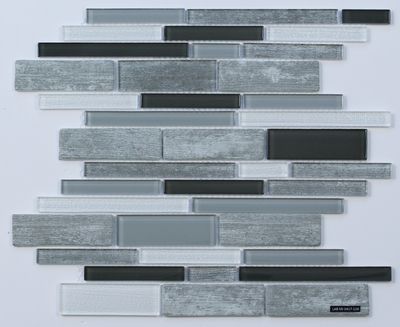 Mosaique multi blc/gris