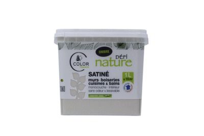 Peinture naturelle murale Ombre satin 1 l - DEFI NATURE