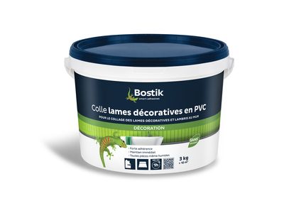 Colle pour lames decoratives en PVC 3 kg BOSTIK