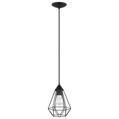 Suspension métal noir E27 60W Ø17,5 cm TARBES - EGLO