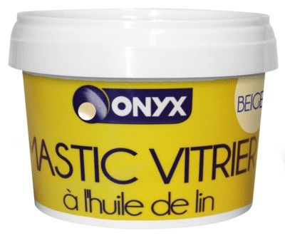 Mastic vitrier beige pot 500 gr ONYX