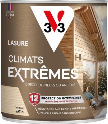 Lasure Climats Extrêmes® 12 ans incolore 0,75 L V33