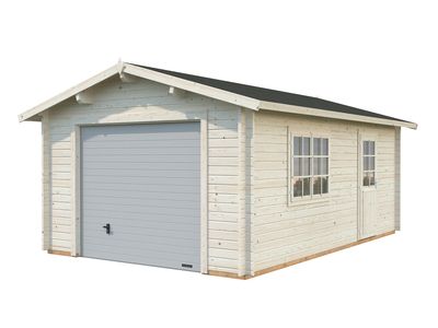 Garage bois Bois Naturel  Roger 19m2 PALMAKO