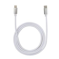 Câble USB Type C vers Lightning, Blanc, 2m