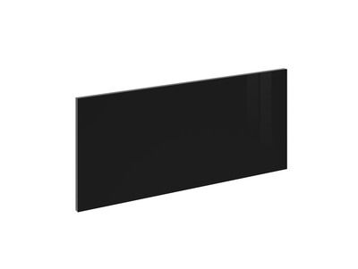 Porte transversale pour meuble haut de cuisine Cristal noir brillant 35 x 80 cm OFITRES