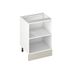 Plinthe effet bois blanc pour meuble de cuisine Nature muratti-04 244 x 14,6 cm OFITRES