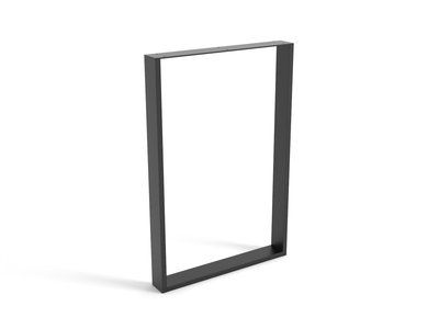 Pied xxl cadre 80 x 870 x 580 mm métal noir REI