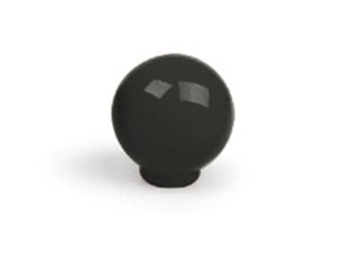 Bouton de meuble boule noire diamètre 29 mm REI