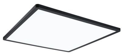 Plafonnier LED carré noir 420mm 4000K 22W ATRIA SHINE PAULMANN