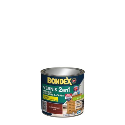 Bondex - Vernis Bois - Satin - 0,25L  - Chêne Foncé