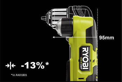 Perceuse-visseuse d'angle Brushless sans fil sans batterie 18 V RAD18C-0 ONE+ RYOBI