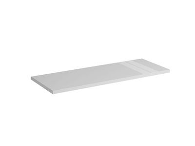 Tablette décorative Glossy blanc brillant 80 x 30 cm OFITRES