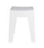 Tabouret de salle de bains blanc Kumba WENKO