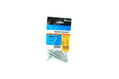 Tirefond Kovervit TH 6.5 x 80 mm par 12 MUSTAD