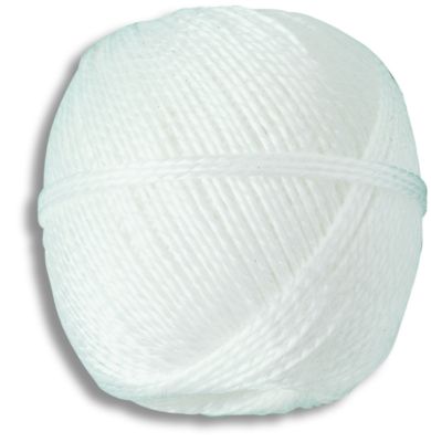 Ficelle polypropylène blanc résistance 99 kg diamètre 2,5 mm 250 g 80 m CHAPUIS