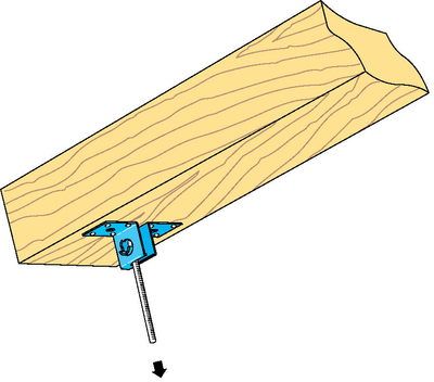 Suspentes articulées pour fourrure F350 par 12 PLACO