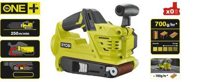 Ponceuse à bande sans fil sans batterie 18 V R18BS-O ONE+ RYOBI