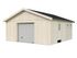 Garage bois Bois Naturel  Andre 28,5m2 PALMAKO