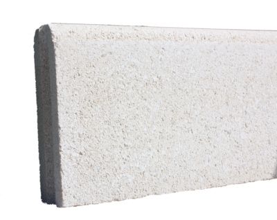 Bordure de jardin droite béton pierre 50 x 19 x 5 cm FABEMI